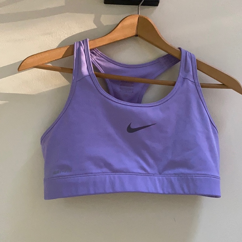 Nike violet sports bra